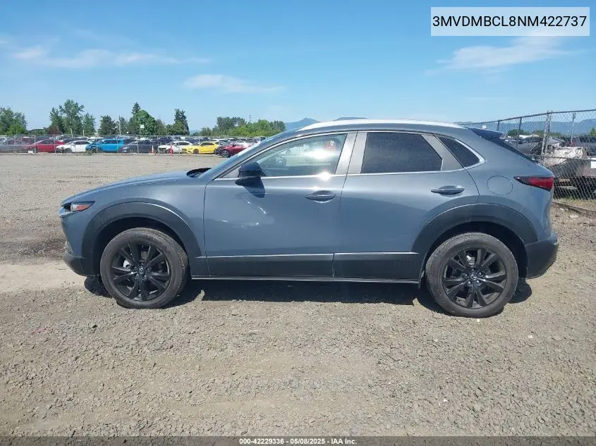 2022 Mazda Cx-30 Carbon Edition VIN: 3MVDMBCL8NM422737 Lot: 42229336