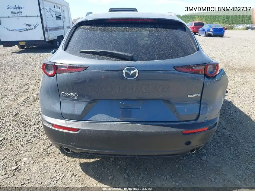 2022 Mazda Cx-30 Carbon Edition VIN: 3MVDMBCL8NM422737 Lot: 42229336