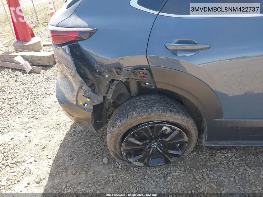 2022 Mazda Cx-30 Carbon Edition VIN: 3MVDMBCL8NM422737 Lot: 42229336