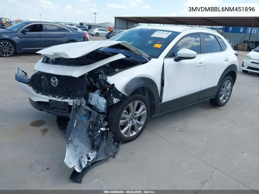 2022 Mazda Cx-30 Select VIN: 3MVDMBBL6NM451896 Lot: 42568458