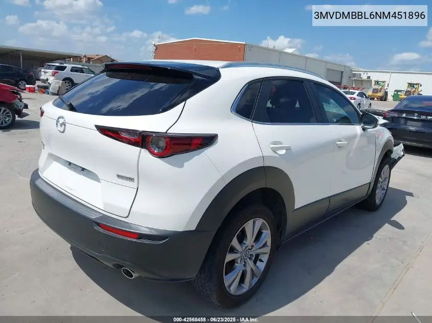 2022 Mazda Cx-30 Select VIN: 3MVDMBBL6NM451896 Lot: 42568458