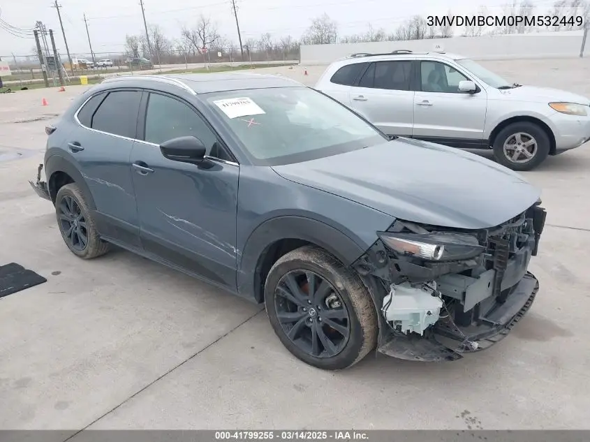 2023 Mazda Cx-30 2.5 S Carbon Edition VIN: 3MVDMBCM0PM532449 Lot: 41799255