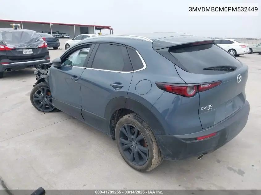 2023 Mazda Cx-30 2.5 S Carbon Edition VIN: 3MVDMBCM0PM532449 Lot: 41799255