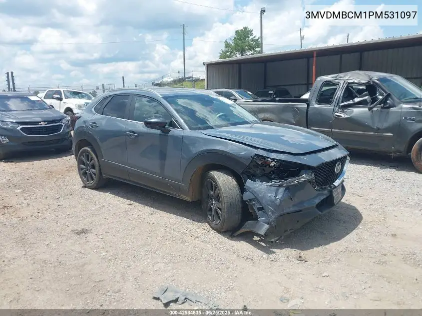 2023 Mazda Cx-30 2.5 S Carbon Edition VIN: 3MVDMBCM1PM531097 Lot: 42584635