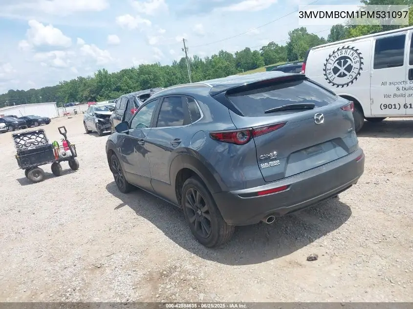 2023 Mazda Cx-30 2.5 S Carbon Edition VIN: 3MVDMBCM1PM531097 Lot: 42584635