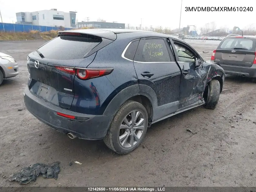 2024 Mazda Cx-30 VIN: 3MVDMBCMXRM610240 Lot: 12142650