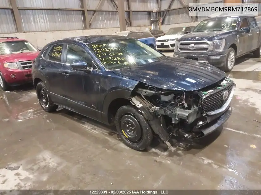 2024 Mazda Cx-30 Gs VIN: 3MVDMBCM9RM712869 Lot: 12229331