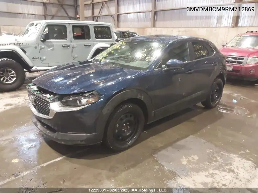 2024 Mazda Cx-30 Gs VIN: 3MVDMBCM9RM712869 Lot: 12229331
