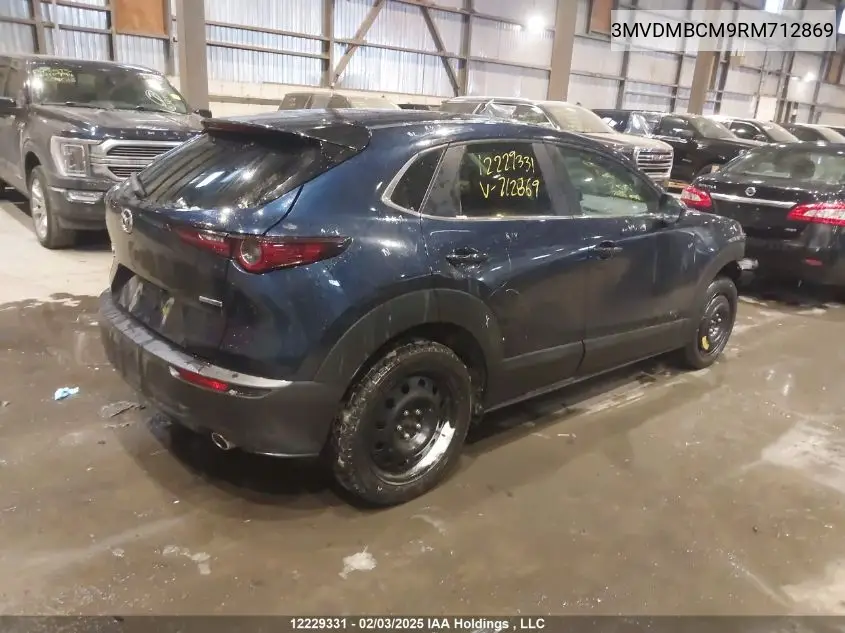 2024 Mazda Cx-30 Gs VIN: 3MVDMBCM9RM712869 Lot: 12229331