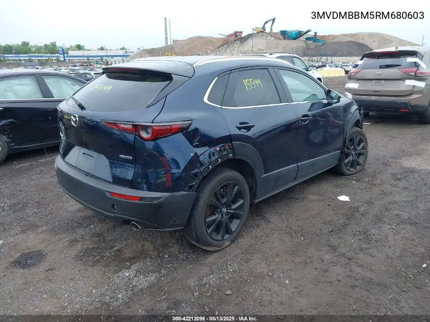 2024 Mazda Cx-30 2.5 S Select Sport VIN: 3MVDMBBM5RM680603 Lot: 42212096