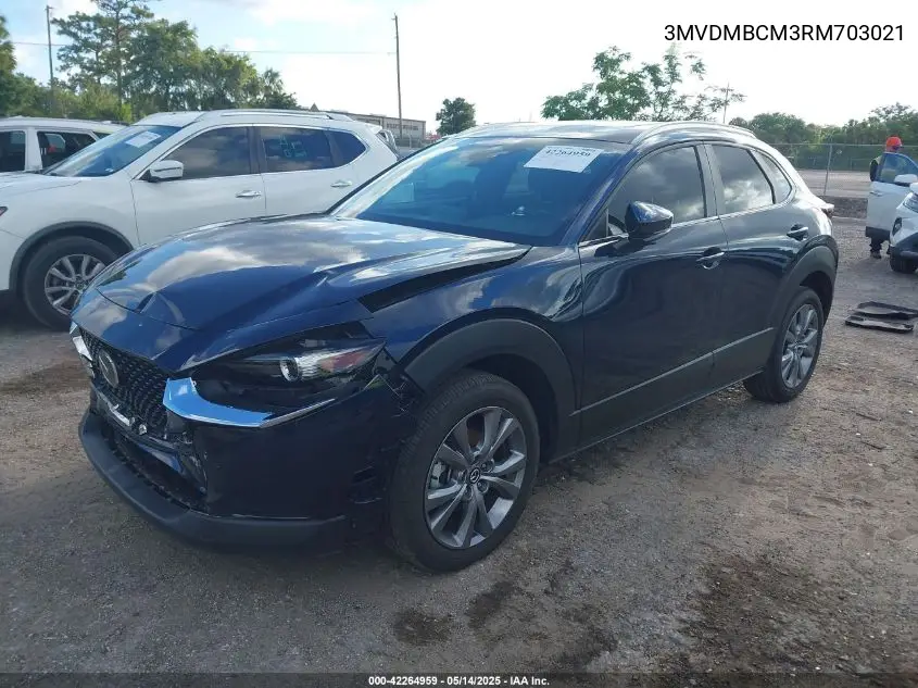 2024 Mazda Cx-30 2.5 S Preferred Package VIN: 3MVDMBCM3RM703021 Lot: 42264959
