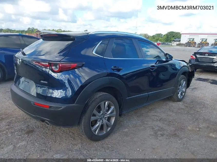 2024 Mazda Cx-30 2.5 S Preferred Package VIN: 3MVDMBCM3RM703021 Lot: 42264959