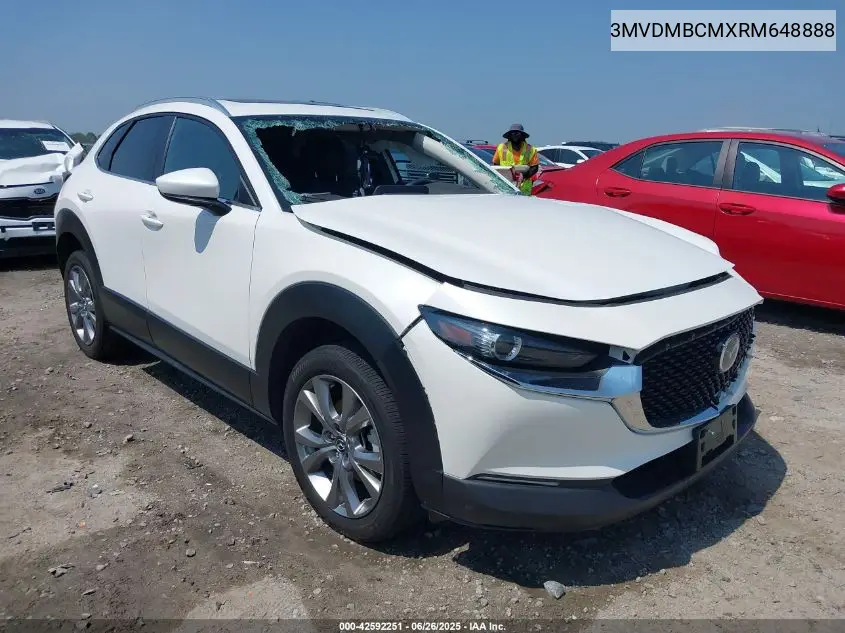 2024 Mazda Cx-30 2.5 S Preferred Package VIN: 3MVDMBCMXRM648888 Lot: 42592251