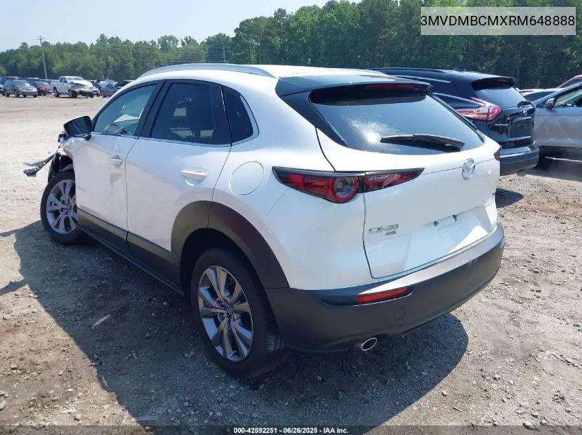 2024 Mazda Cx-30 2.5 S Preferred Package VIN: 3MVDMBCMXRM648888 Lot: 42592251