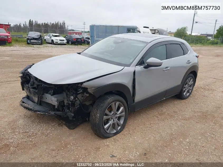 2025 Mazda Cx-30 Gs VIN: 3MVDMBCM8SM757730 Lot: 12332702
