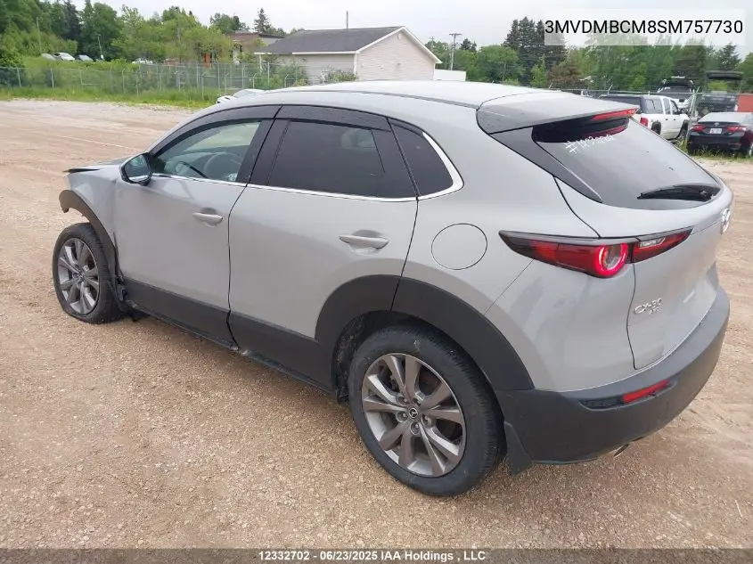 2025 Mazda Cx-30 Gs VIN: 3MVDMBCM8SM757730 Lot: 12332702