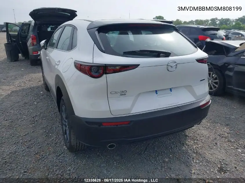 2025 Mazda Cx-30 VIN: 3MVDMBBM0SM808199 Lot: 12335628