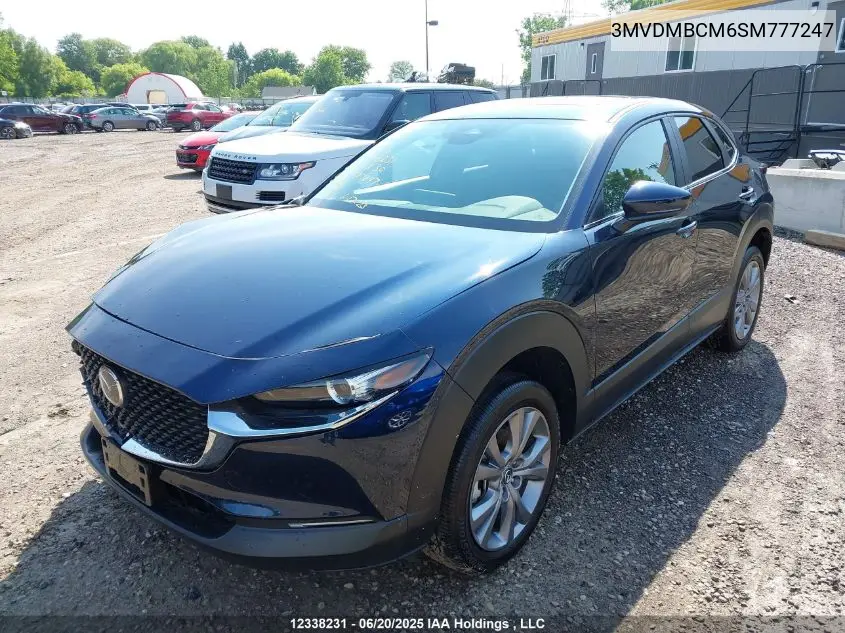 2025 Mazda Cx-30 Preferred VIN: 3MVDMBCM6SM777247 Lot: 12338231