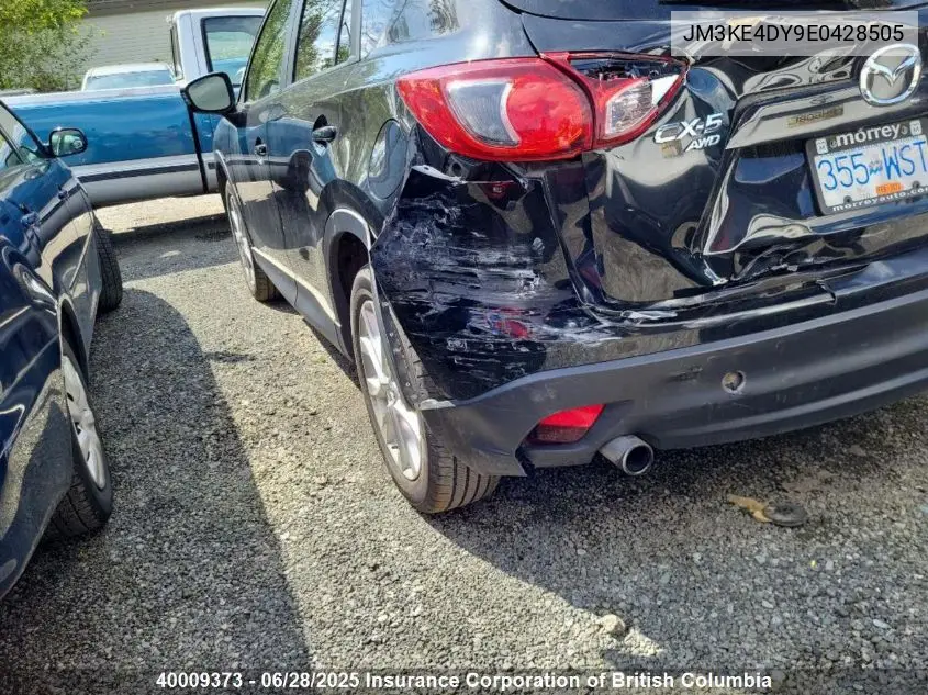 2014 Mazda Cx-5 VIN: JM3KE4DY9E0428505 Lot: 40009373