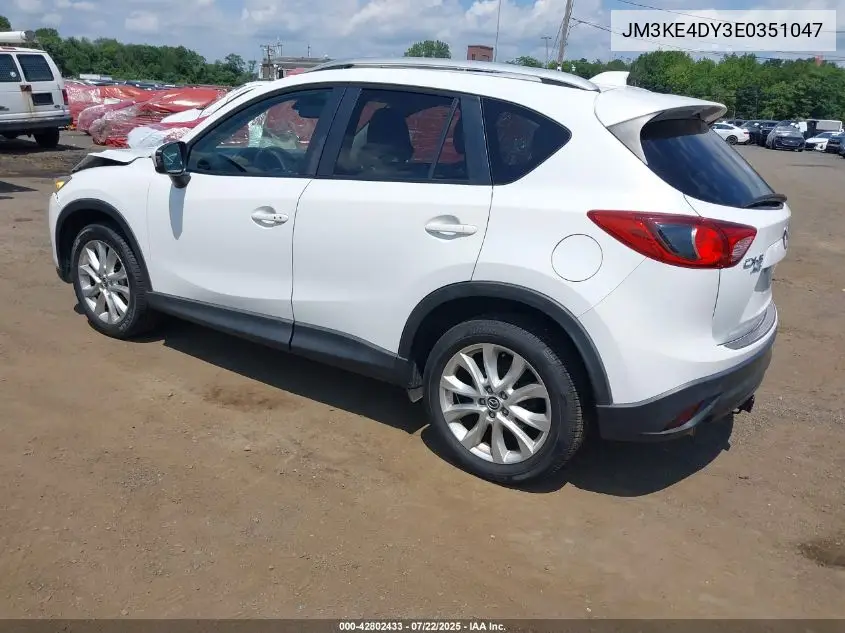 2014 Mazda Cx-5 Grand Touring VIN: JM3KE4DY3E0351047 Lot: 42802433