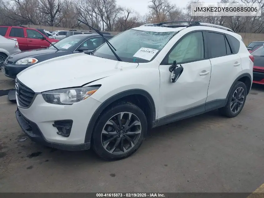 2016 Mazda Cx-5 Grand Touring VIN: JM3KE2DY8G0885006 Lot: 41615873