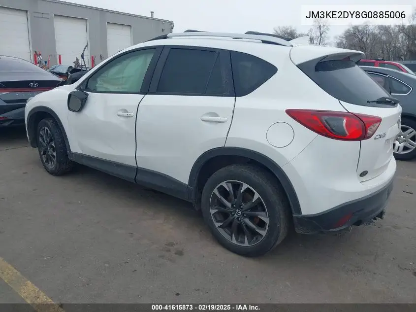 2016 Mazda Cx-5 Grand Touring VIN: JM3KE2DY8G0885006 Lot: 41615873