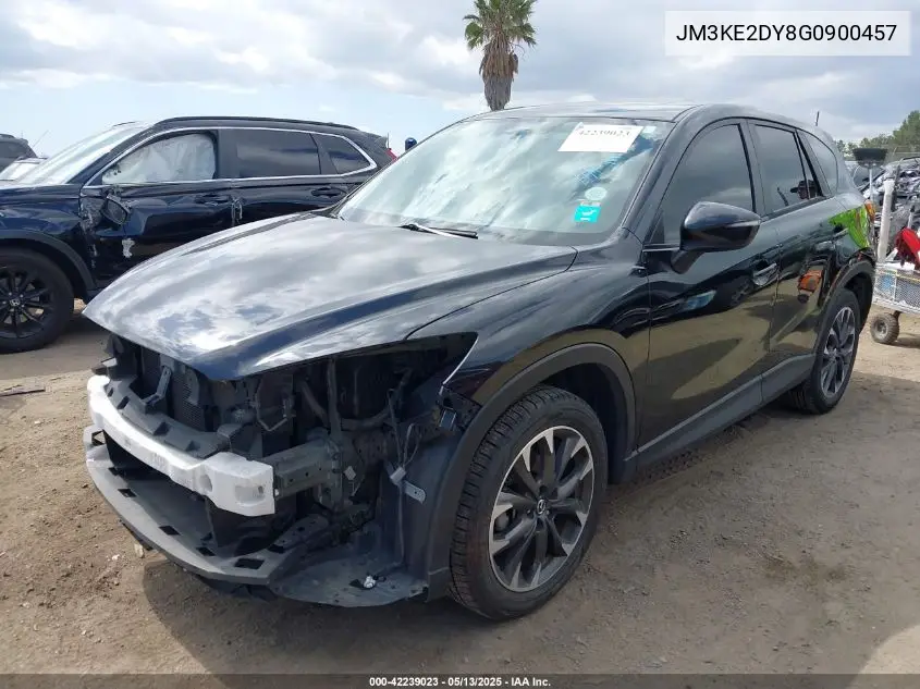 2016 Mazda Cx-5 Grand Touring VIN: JM3KE2DY8G0900457 Lot: 42239023