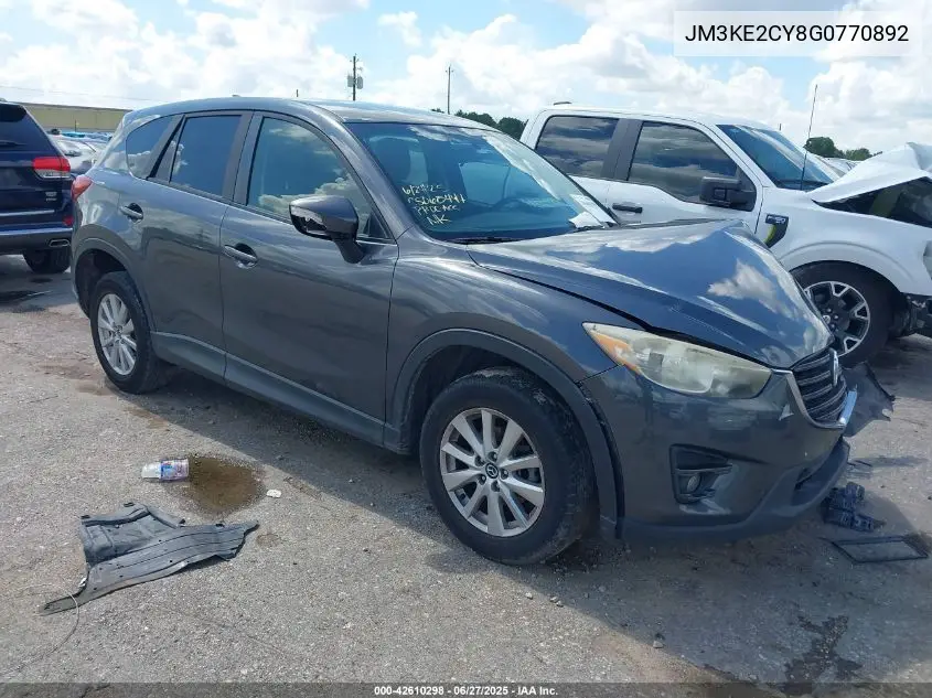 2016 Mazda Cx-5 Touring VIN: JM3KE2CY8G0770892 Lot: 42610298