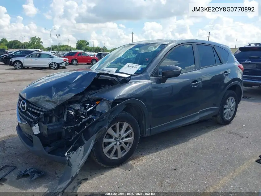 2016 Mazda Cx-5 Touring VIN: JM3KE2CY8G0770892 Lot: 42610298