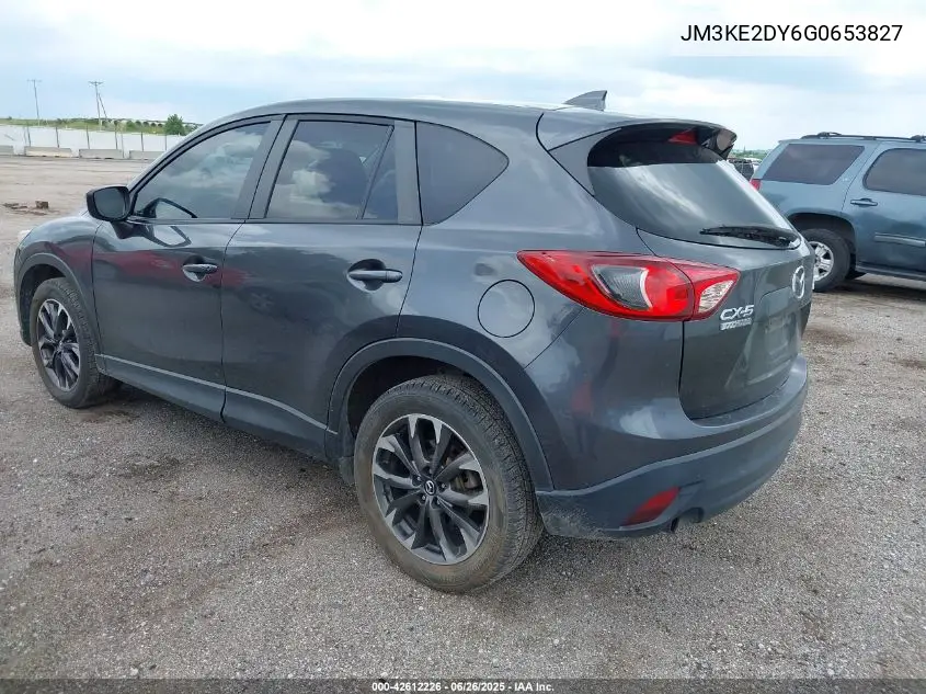 2016 Mazda Cx-5 Grand Touring VIN: JM3KE2DY6G0653827 Lot: 42612226