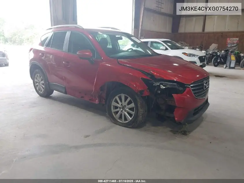 2016 Mazda Cx-5 Touring VIN: JM3KE4CYXG0754270 Lot: 42711465