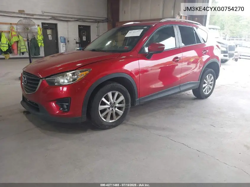 2016 Mazda Cx-5 Touring VIN: JM3KE4CYXG0754270 Lot: 42711465