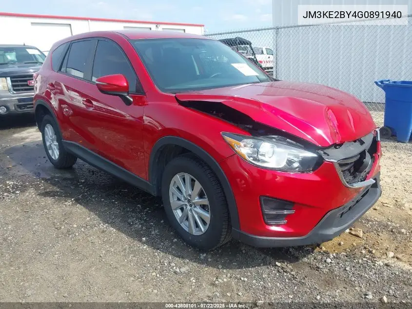 2016 Mazda Cx-5 Sport VIN: JM3KE2BY4G0891940 Lot: 42808101