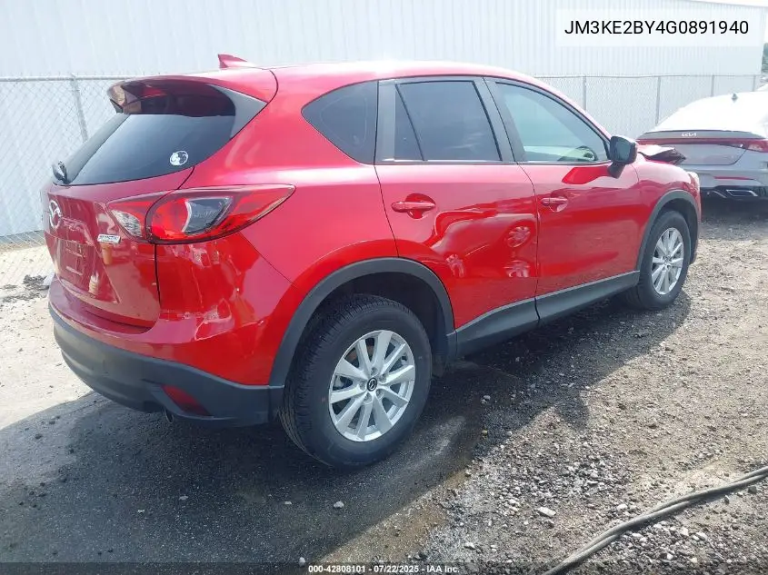 2016 Mazda Cx-5 Sport VIN: JM3KE2BY4G0891940 Lot: 42808101
