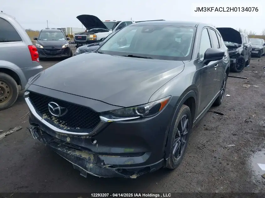2017 Mazda Cx-5 Touring VIN: JM3KFACL2H0134076 Lot: 12293207