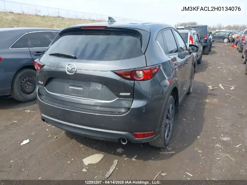 2017 Mazda Cx-5 Touring VIN: JM3KFACL2H0134076 Lot: 12293207