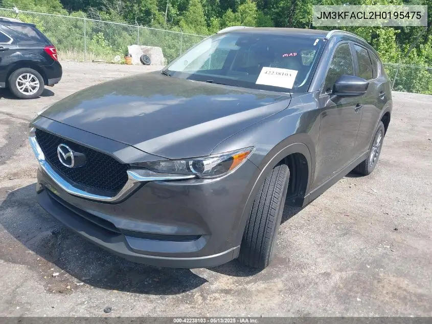 2017 Mazda Cx-5 Touring VIN: JM3KFACL2H0195475 Lot: 42238103