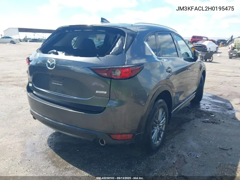 2017 Mazda Cx-5 Touring VIN: JM3KFACL2H0195475 Lot: 42238103