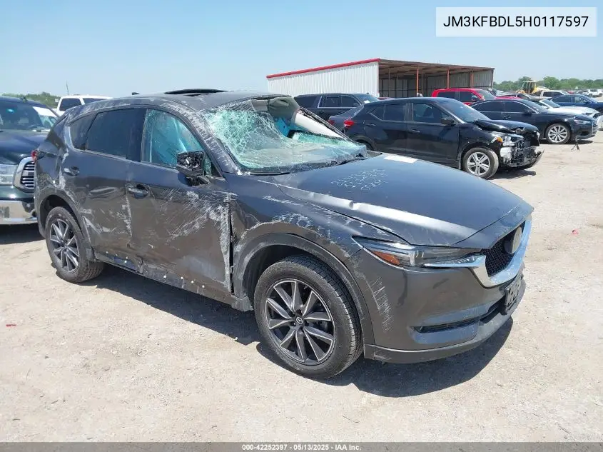 2017 Mazda Cx-5 Grand Touring VIN: JM3KFBDL5H0117597 Lot: 42252397