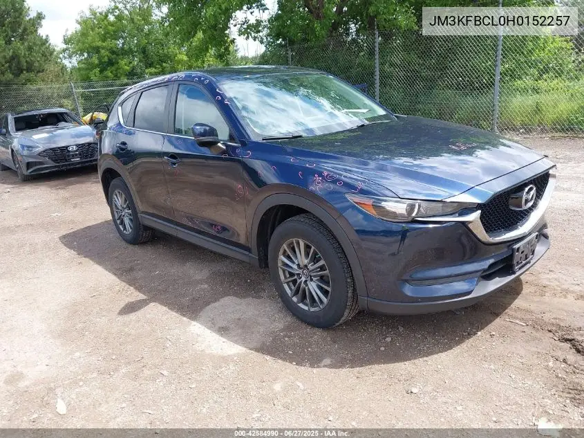 2017 Mazda Cx-5 Touring VIN: JM3KFBCL0H0152257 Lot: 42584990