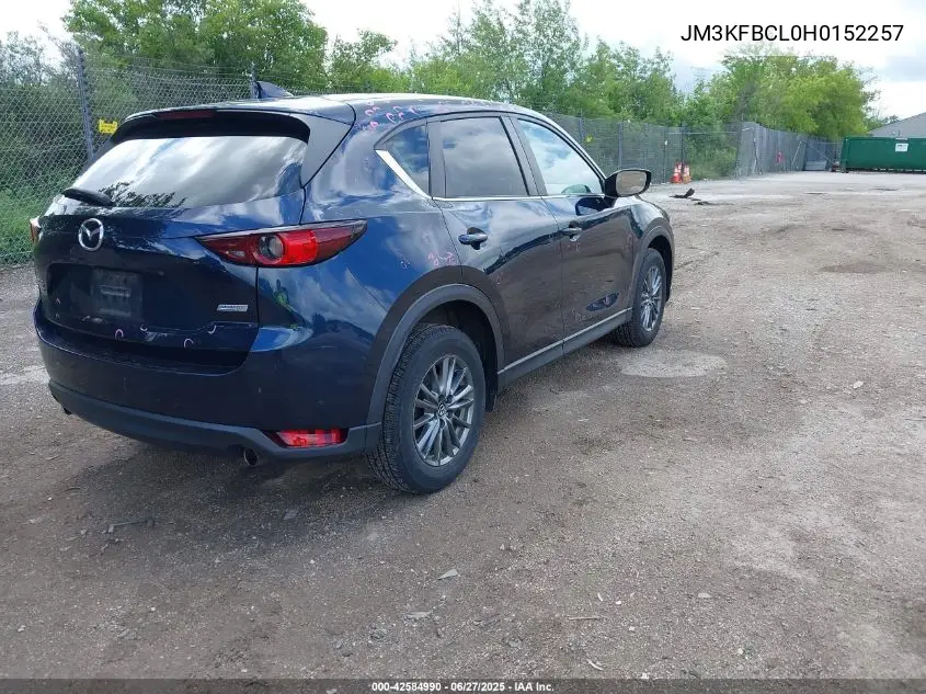 2017 Mazda Cx-5 Touring VIN: JM3KFBCL0H0152257 Lot: 42584990