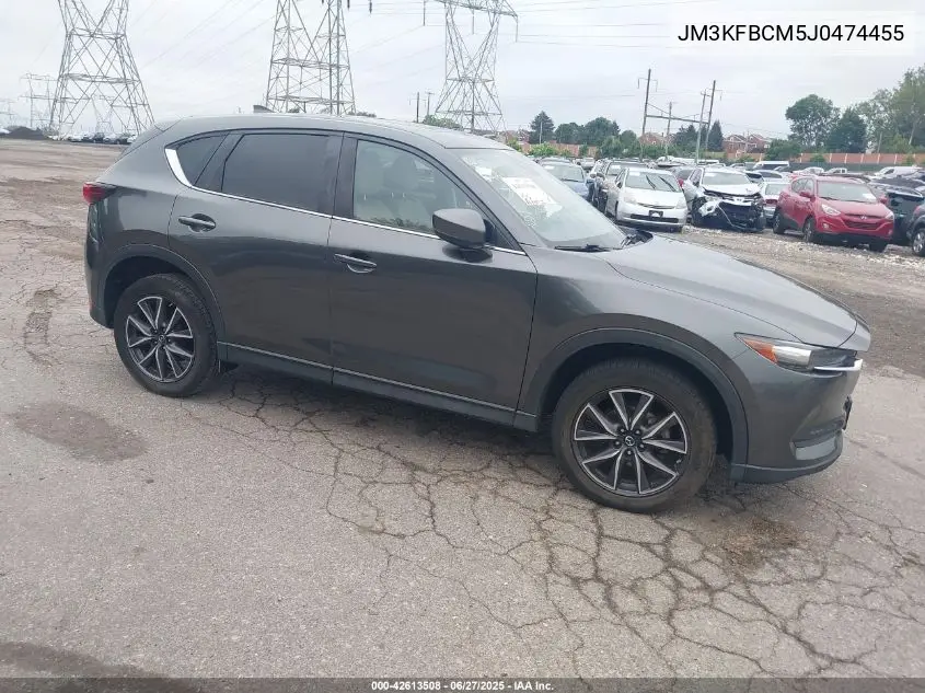 2018 Mazda Cx-5 Touring VIN: JM3KFBCM5J0474455 Lot: 42613508