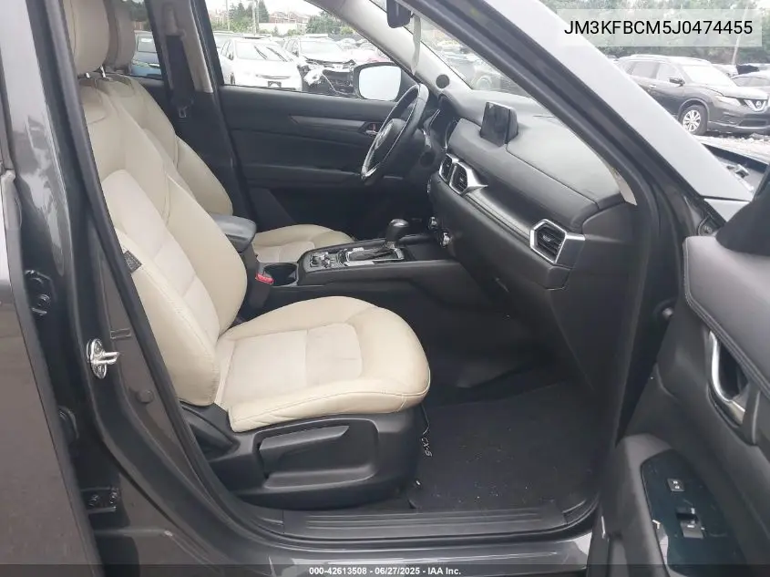 2018 Mazda Cx-5 Touring VIN: JM3KFBCM5J0474455 Lot: 42613508