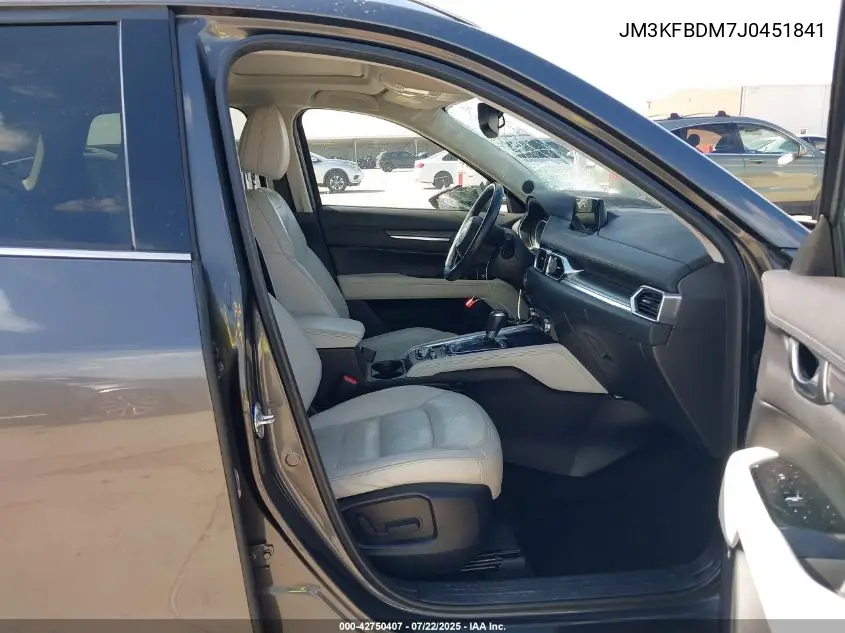2018 Mazda Cx-5 Grand Touring VIN: JM3KFBDM7J0451841 Lot: 42750407