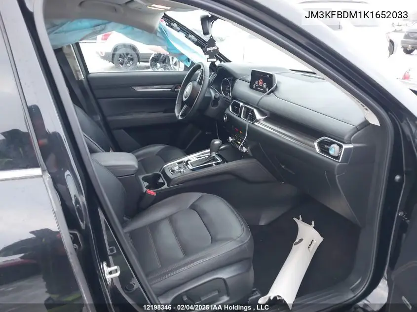 2019 Mazda Cx-5 VIN: JM3KFBDM1K1652033 Lot: 12198346
