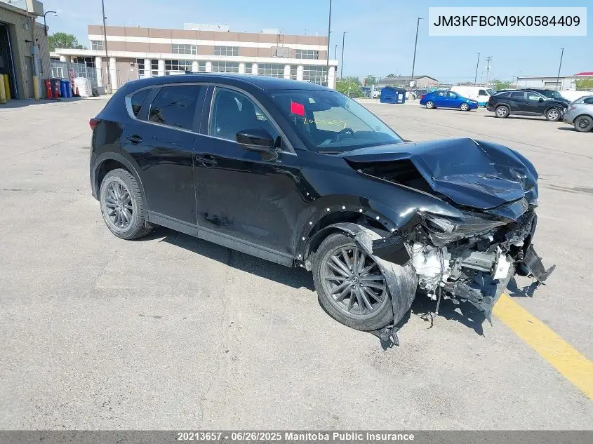 2019 Mazda Cx-5 Gt VIN: JM3KFBCM9K0584409 Lot: 20213657