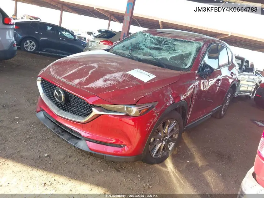 2019 Mazda Cx-5 Grand Touring Reserve VIN: JM3KFBDY4K0664783 Lot: 42608591