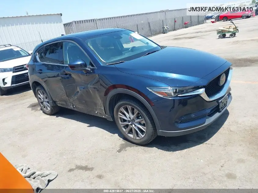 2019 Mazda Cx-5 Grand Touring VIN: JM3KFADM6K1631A10 Lot: 42615837