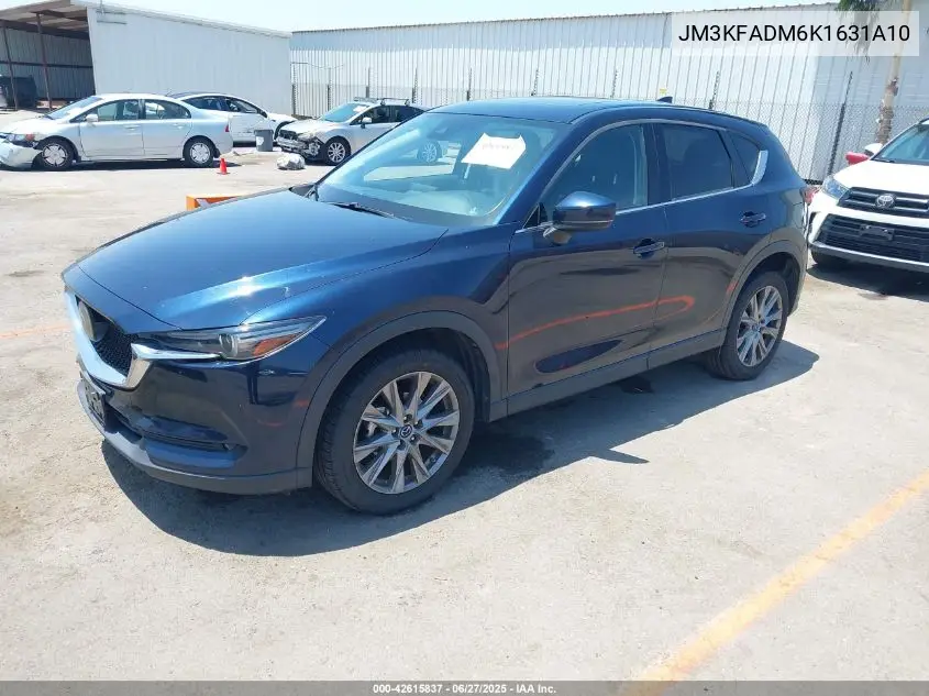 2019 Mazda Cx-5 Grand Touring VIN: JM3KFADM6K1631A10 Lot: 42615837