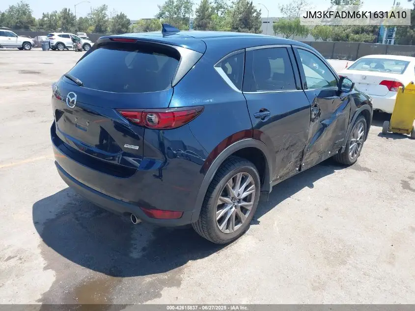 2019 Mazda Cx-5 Grand Touring VIN: JM3KFADM6K1631A10 Lot: 42615837